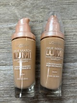 2PK LOREAL TRUE MATCH LUMI LUMINOUS FOUNDATION N3 NATURAL BUFF Neutral - $15.72