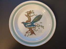 Portmeirion, Birds of Britain &quot;Magpie” -10 1/2” dinner plate #113 Birds - £22.15 GBP