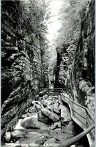 The Flume Gorge &amp; Foot Bridge Franconia New Hampshire Postcard - £8.72 GBP