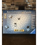 RAVENSBURGER Silver KRYPT Jigsaw Puzzle ULTIMATE CHALLENGE 20x27” 654 P ... - £10.05 GBP