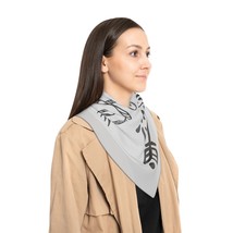 Stay Wild Sheer Printed Poly Scarf - £19.76 GBP+