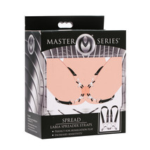 Master Series Spread Labia Spreader Straps With Clamps - $26.38