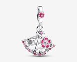 King of Glory 925 Sterling silver Xiao Qiao Peach Blossom Fan Pendant 79... - $18.40