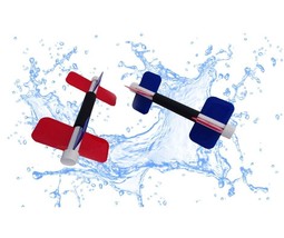 Water Weights for Pool Exercise Set &quot;Combo Set&quot; - Aqua Bladez RED WHITE &amp; BLUE - £23.72 GBP