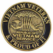 Vietnam Vet And Proud Of It Lapel Pin Or Hat Pin - Veteran Owned Business - £4.40 GBP