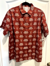 Disney Parks Epcot Rose and Crown Pub Button Up Shirt XL Camp United Kingdom UK - £47.48 GBP