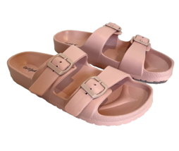 Cat &amp; Jack Pale Pink Slide Flip Flops Size 7.5 - $18.99