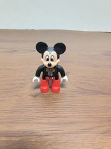 Mickey Mouse Lego Duplo 3&quot; Plastic Figure Suit Bow Tie Disney Building B... - $3.99