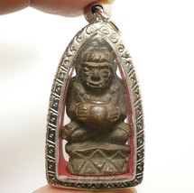 Rahu om jun moon eater eclipse magic metal Thai real amulet pendant  blessed for - £73.90 GBP