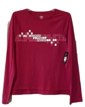 Athletic Works Youth Girls Pink Long Sleeve XXL Chase the Dream Graphic Tee *NWT - £11.87 GBP