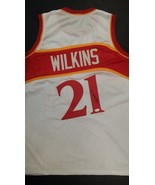Dominique Wilkins Autographed Atlanta Hawks Custom Jersey (JSA Witnessed COA) - £135.89 GBP