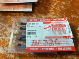 NEW Pack of 6 Manchester Cutting Carbine Insert Dog bone 508-307-20 C2 I... - $23.74