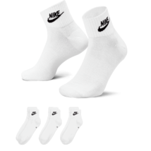 Nike Everyday Essential Ankle Socks 3 Pairs Sports Casual White NWT DX5074-101 - £25.02 GBP