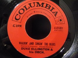 Duke Ellington-Walkin&#39; and Singin&#39; The Blues / Hand Me Down Love-45rpm-1959-EX - £7.91 GBP