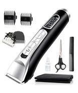 Professional Hair Clippers,5Speed Ultra Quiet Rechargeable Cordless Hair Trimmer - $29.02