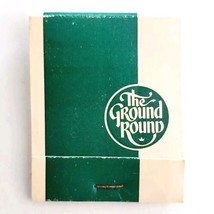 The Ground Round Restaurant Vintage Matchbook Hamburgers Matches Struck E19E - $19.99