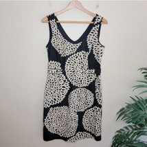 Boden | Black &amp; Cream Mum Floral Sheath Dress, womens size US 8 - $31.93