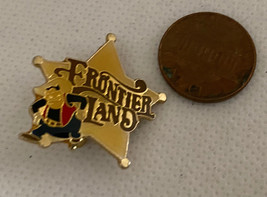 Frontier Land Outlaw Pete Lapel Pin Sheriff Badge Walt Disney Disneyland - £9.11 GBP