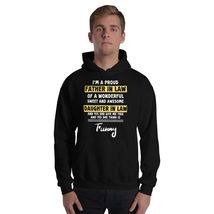 Proud Father-in-law from Daughter-in-law Unisex Hoodie Black - $36.25+