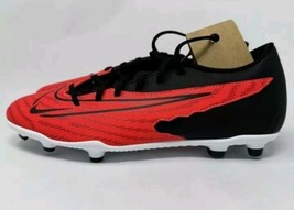 Nike Phantom GX Club FG Soccer Cleats Red Black DD9483 600 Men’s Size 8.5 - $51.41