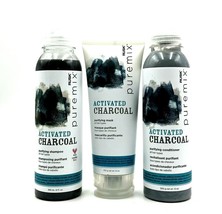 Rusk Activated Charcoal Purifying Shampoo,Conditioner &amp; Mask Trio Set - £38.66 GBP