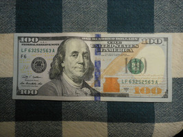  REPEATER SERIAL NUMBER FANCY 63252563 $100 ONE HUNDRED DOLLAR BILL NOTE... - £239.25 GBP