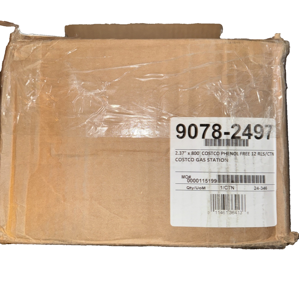 2.37&quot;x800&#39; Phenol Free 12 Rolls - $17.92