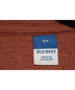 Old Navy Women Brown Fluffy Full Zip Pockets Coat Fleece Size XXL - $27.06 CAD
