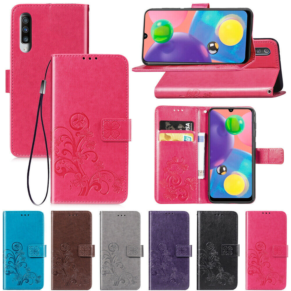 For Samsung Galaxy A70S A50S A90 5G A51 Magnetic Leather Wallet Flip Cover Case