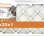 Proairtek AF14251M08SWH Model MERV 8 14x25x1 Air Filter (Pack of 4) - $59.99