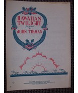 Hawaiian Twilight (For Piano) [Sheet music] John Tieman - £5.44 GBP