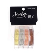 Jewelry Made by Me | Neutral Wire | .3mm | 11yds. Per Roll | Gold, Silve... - $13.86 CAD