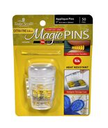 Taylor Seville Magic Pins Extra Fine Applique Pins 50pc - $255.90 MXN