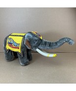 King Tusk Vintage 1987 Ringling Bros Barnum Bailey Circus Stuffed Elepha... - $31.54 CAD