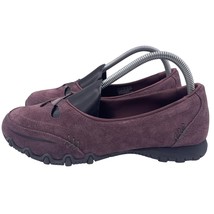 Skechers Relaxed Fit Ballerina Flats Shoes Air Cooled Comfort Plum Womens 9 - $39.59