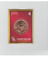YADIER MOLINA COLLECTABLE COIN CARD COLLECTORS ITEM LIMITED  - £9.38 GBP