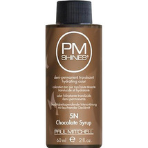 Paul Mitchell PM Shines 5N Chocolate Syrup Demi-Permanent Translucent Color 2oz - £10.28 GBP