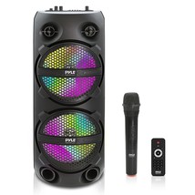Portable Bluetooth PA Speaker - 240W Dual 8&quot; Rechargeable Indoor/Outdoor... - £122.80 GBP