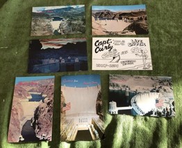 Hoover Dam bundle of 6 post cards 1970&#39;s Excellent - £12.11 GBP