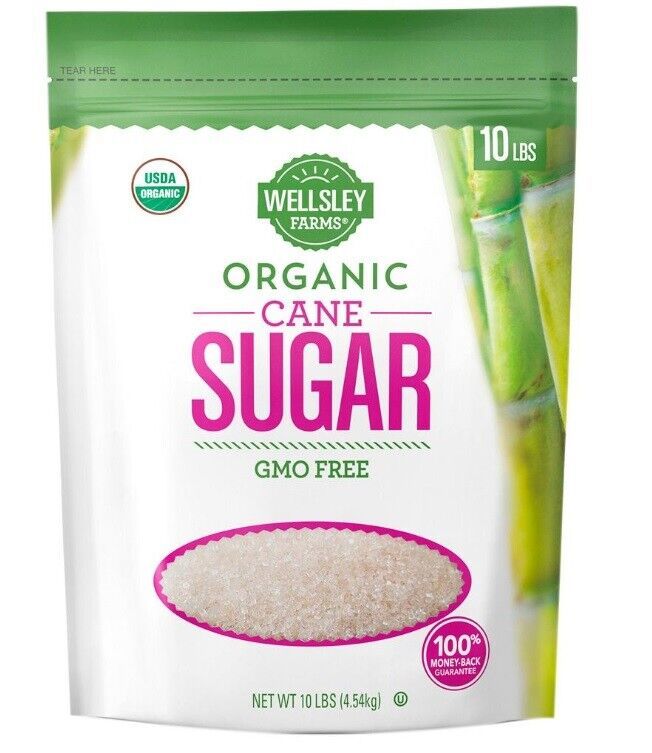   Wellsley Farms Organic Cane Sugar 10 lb  - $18.95
