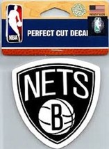 MLB New Jersey Nets Logo on 4&quot;x4&quot; Perfect Cut Decal Single by WinCraft - £8.59 GBP