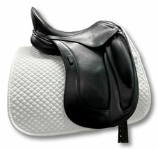 ANTIQUESADDLE New leather dressage saddle / replaceable gullets - £378.28 GBP