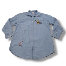 Vintage Disney Shirt Size Large The Disney Store Winnie The Pooh Embroidered VTG - £35.09 GBP