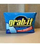 NEW GRAB IT Dry Disposable Dusting Cloths 16 Unscented 8&quot;x 11.5&quot; Fits Sw... - €16,25 EUR