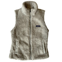 Patagonia Mujer los Gatos Polar Chaleco Cremallera Completa Pelo Largo C... - $39.58