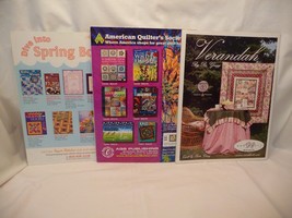 Three Quilter&#39;s Magazines (Quilter&#39;s Home, Quilt, Quilting) - £9.34 GBP