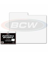 10 packs of 10 (100) BCW White Postcard Dividers - $65.02 CAD