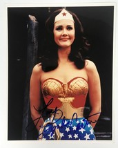 Lynda Carter Signed Autographed &quot;Wonder Woman&quot; Glossy 8x10 Photo - COA - £62.90 GBP