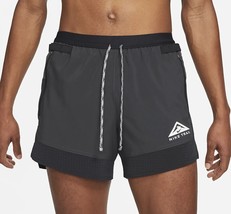 Nike Flex Stride Trail Running Shorts 5&quot; Black Large - £38.76 GBP