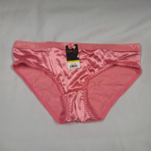 Viola&#39;s Secret Second Skin Liquid Satin Shiny Panties Pink High Gloss Si... - $34.64